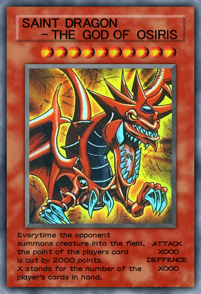 osiris yugioh card Yu-Gi-Oh OCG Duel Monsters LIMITED PACK GX - Thread The Sky Dragon of Osiris