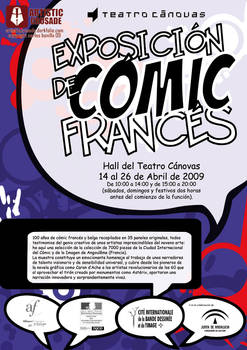 cartel exposicion de comic