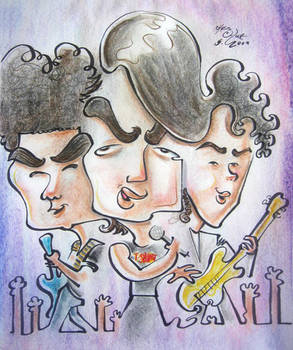 caricature- Jonas Brothers 09