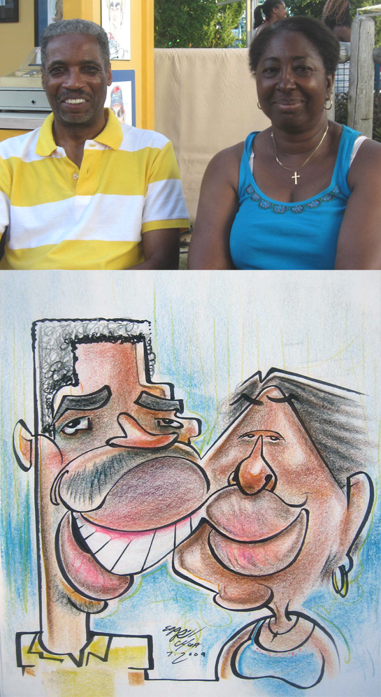 caricature- old nice folk 09