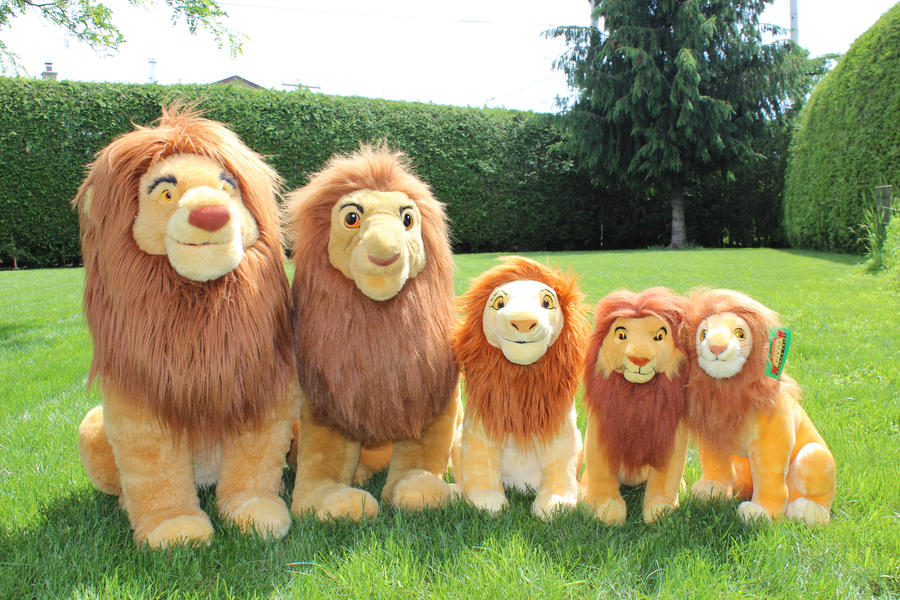 Adult Simba plushes by Laurel-Lion on DeviantArt