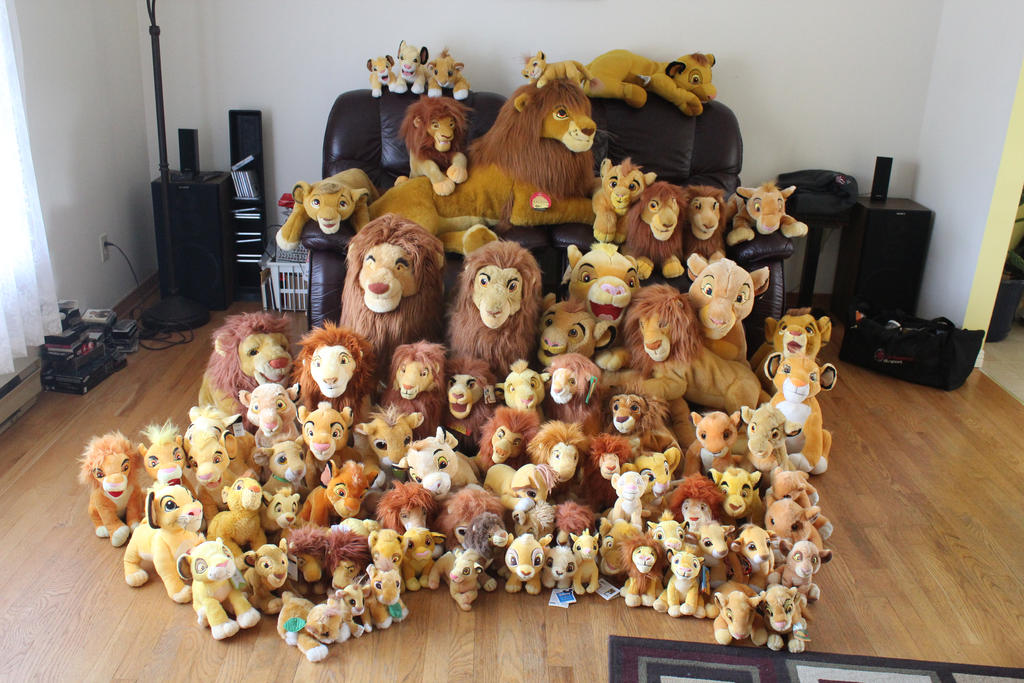 All my Simba plushies by Laurel-Lion on DeviantArt