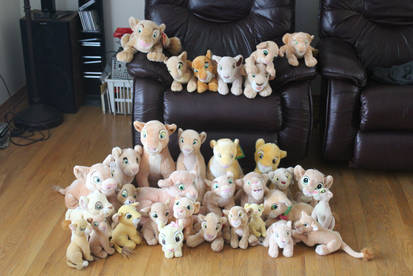 All my Nala plushies