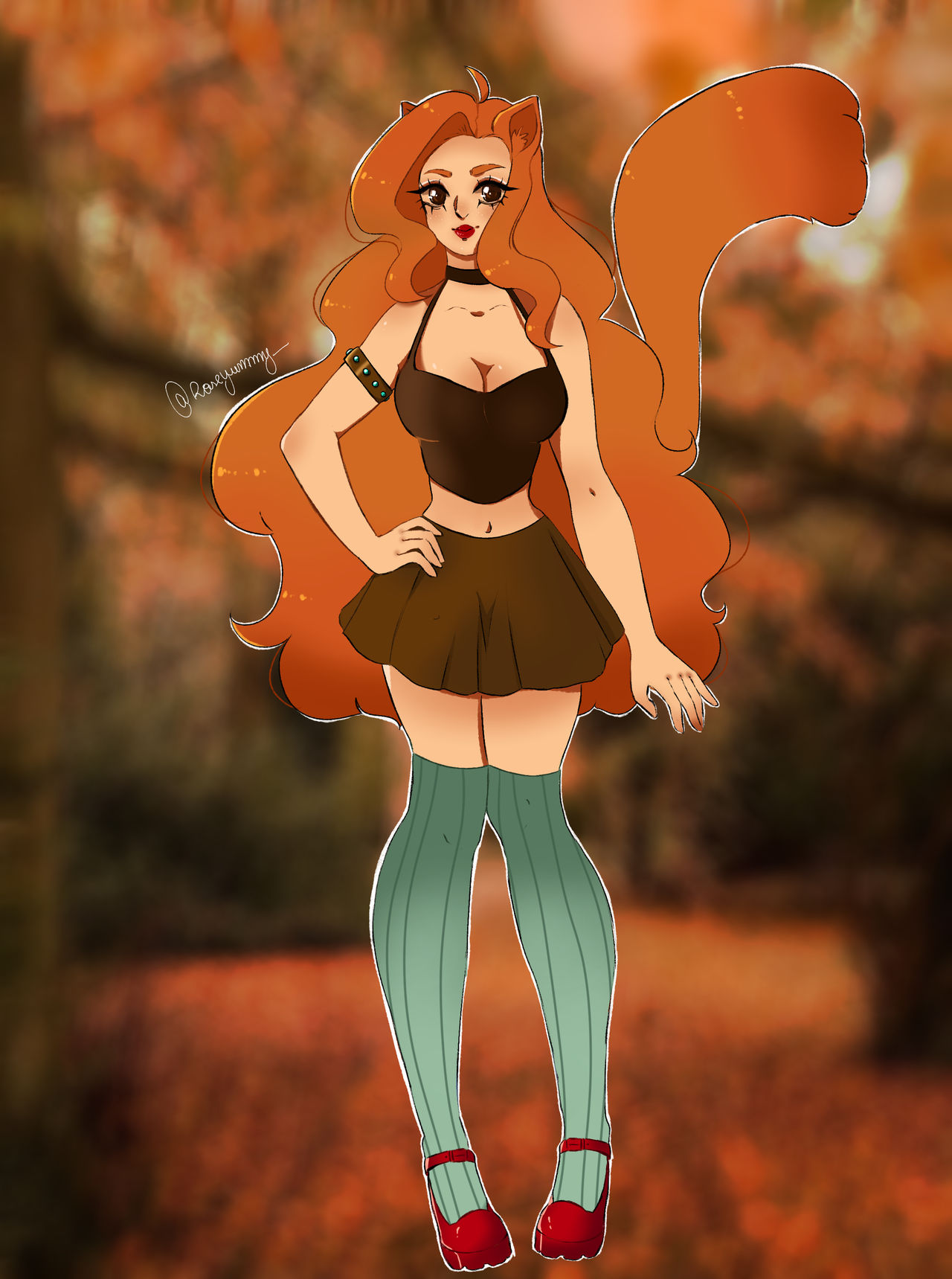 Deviantart Risumon Squirrel Squirrel by Roseyummy on DeviantArt