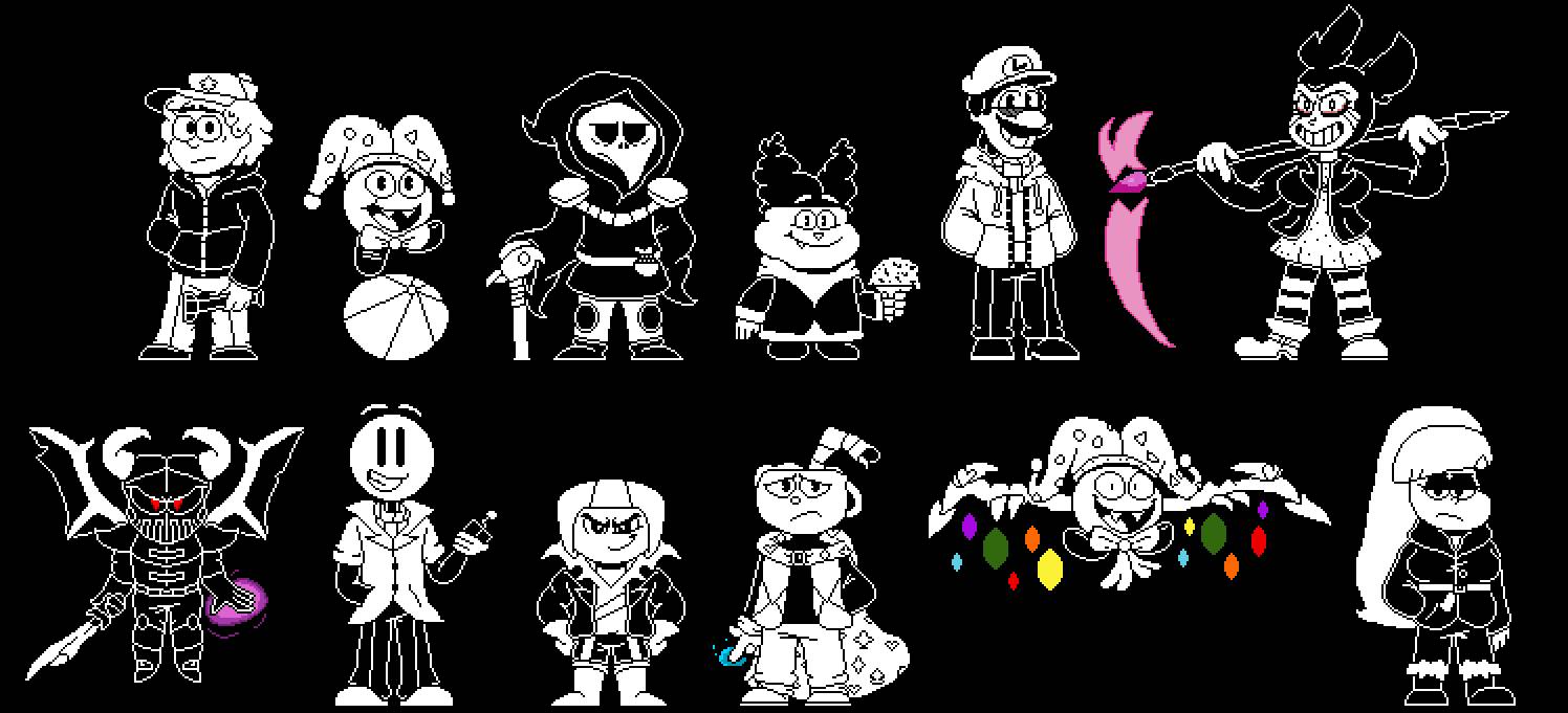 Undertale - Sans (Battle Sprites v2) by ItsJustDiamond on DeviantArt