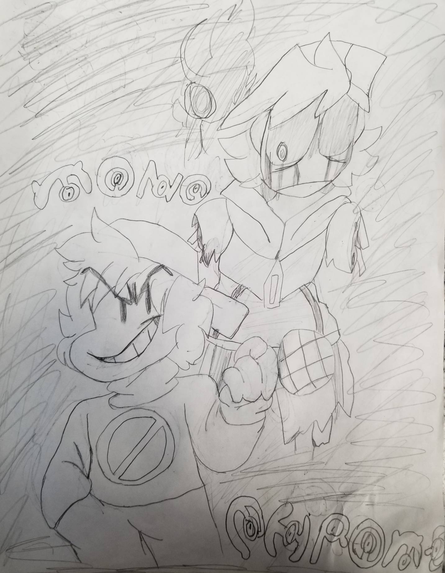 FNF Hypno's Lullaby Monochrome by ItsJustDiamond on DeviantArt