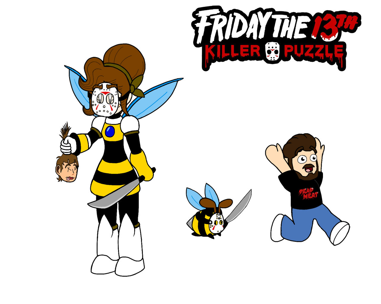 Honey Woman reviews Friday the 13th killer puzzle by AskHoneyWoman on  DeviantArt