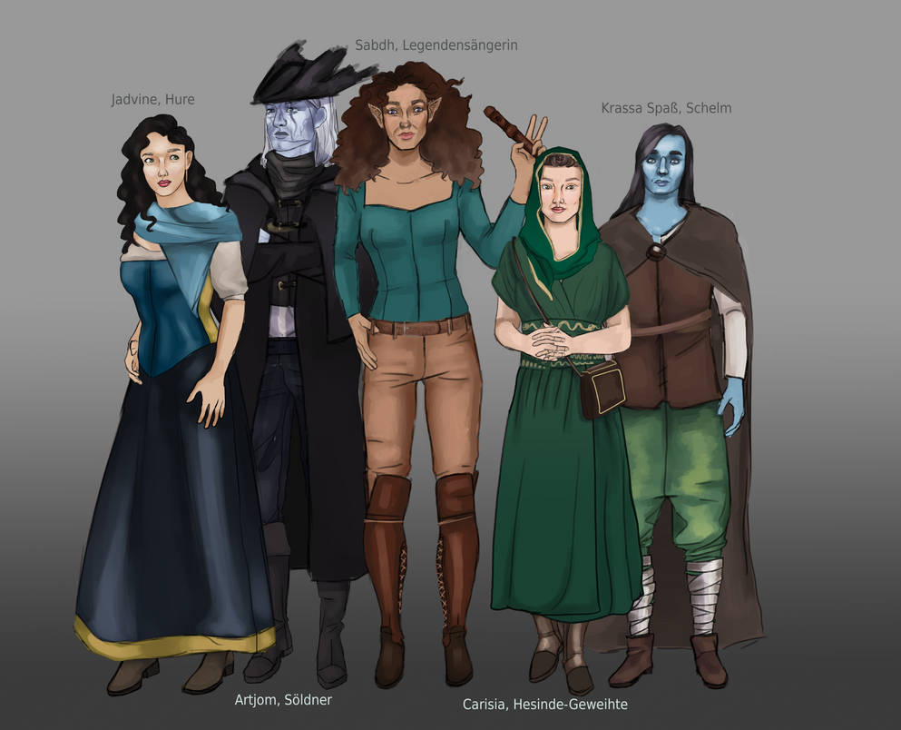 DSA Characters by king-of-frogs on DeviantArt