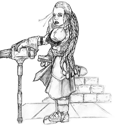 Female Dwarf by JasonGodwin