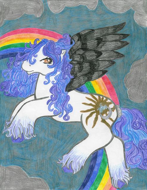 Over the rainbow: Hand colored