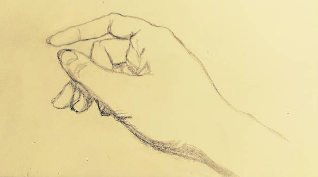 A hand of mine