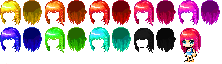 Maplestory Mixed/Custom Hair 10 |