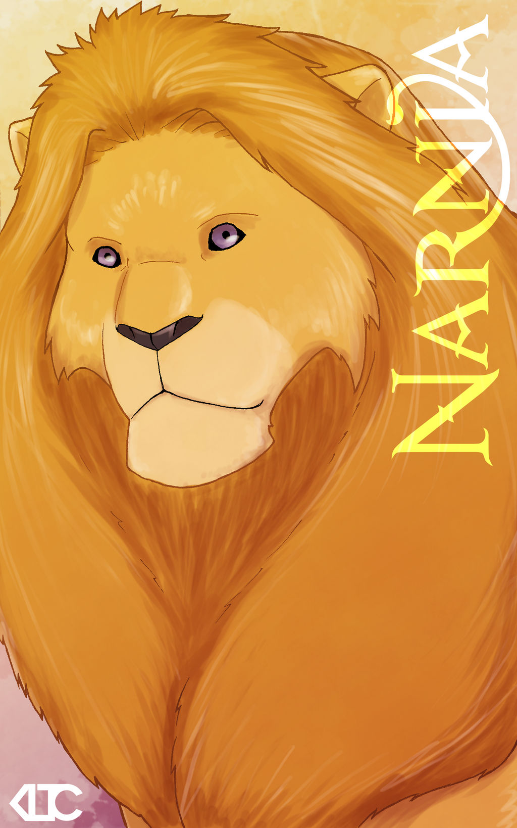 Aslan from The Chronicles of Narnia Art Print by E Felix - Fine