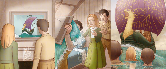 Triptych Scenes of Narnia (7/21)