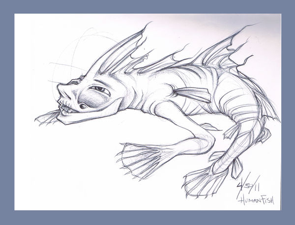 Human Fish by Yutou on DeviantArt