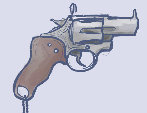 Gun for adorb by puffballinthedark