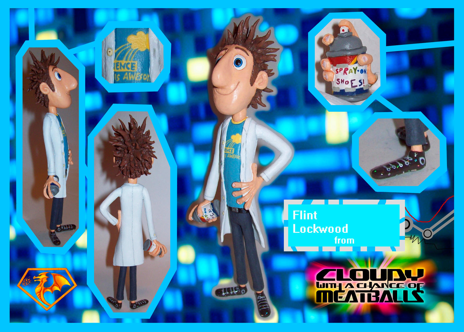 Flint Lockwood figure by 9YellowDragon9 on DeviantArt