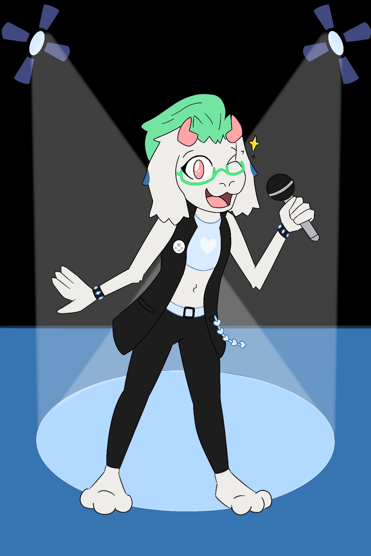 Rockstar Ralsei - Deltarune by AutumnFauna on DeviantArt