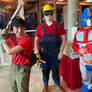 Cradle Con 2023 Scout, Engineer, and Optimus Prime