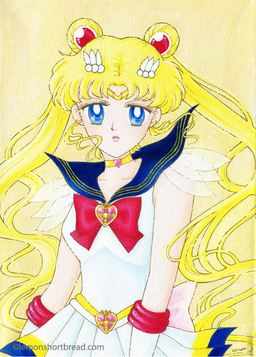 Super Sailor Moon on canvas by yuzukko