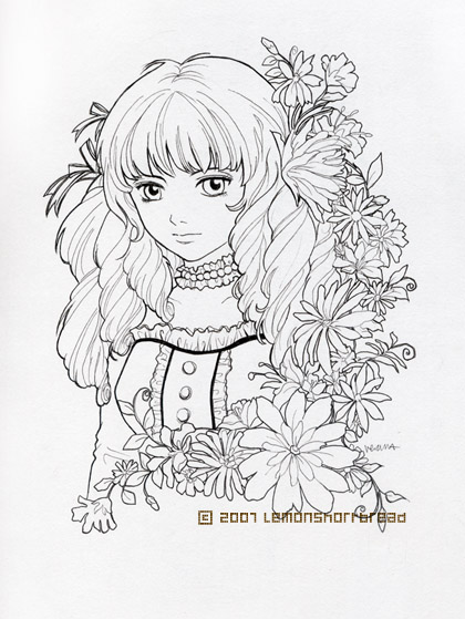 Appleberry Lolita Lineart