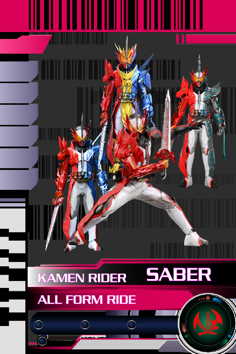 Kamen Rider Saber All Form Ride Card by BladerRideSlash on DeviantArt