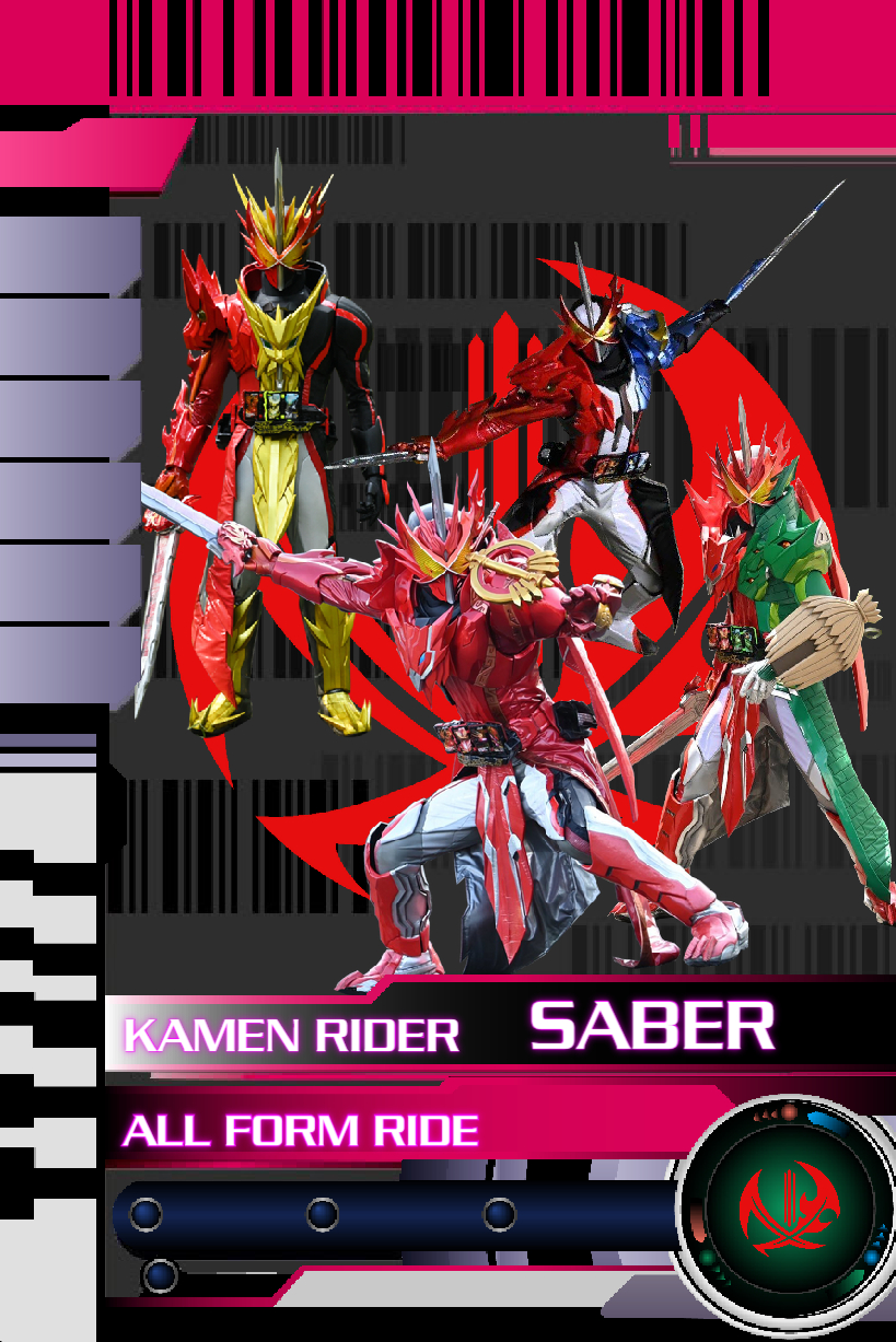 Kamen Rider Saber All Form Ride Card 2 by BladerRideSlash on DeviantArt
