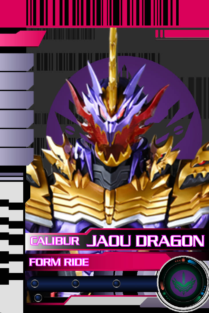Kamen Rider Calibur Jaou Dragon Card by BladerRideSlash on DeviantArt