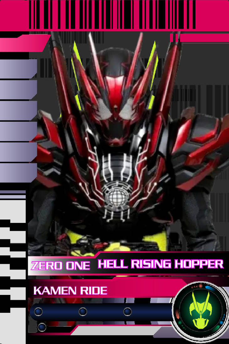 Kamen Rider Zero One Hell Rising Hopper Form Card by BladerRideSlash on ...