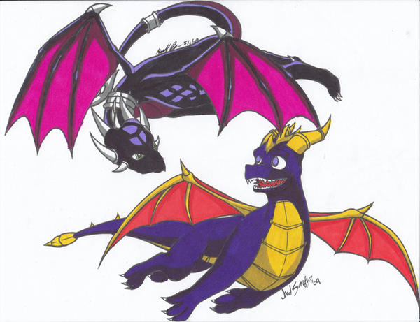 Spyro and Cynder :collab: