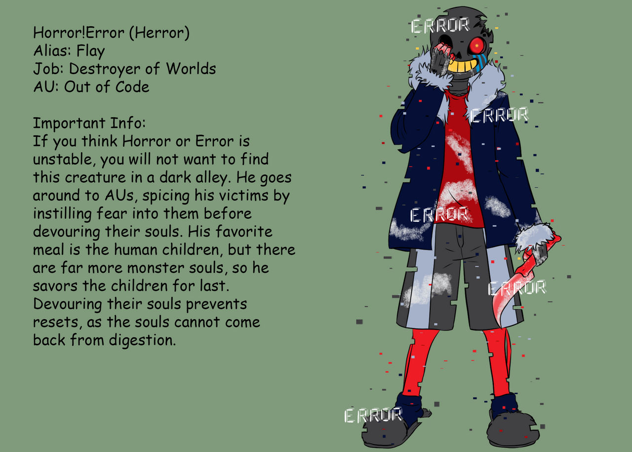 Horror!Error - Herror - Flay by GuardianOfTheFlame on DeviantArt