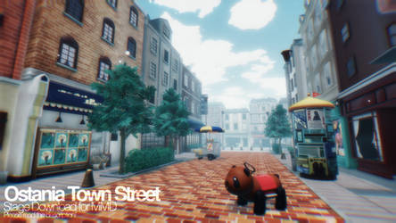 [MMD] Ostania Town Street Stage Download by Desperative