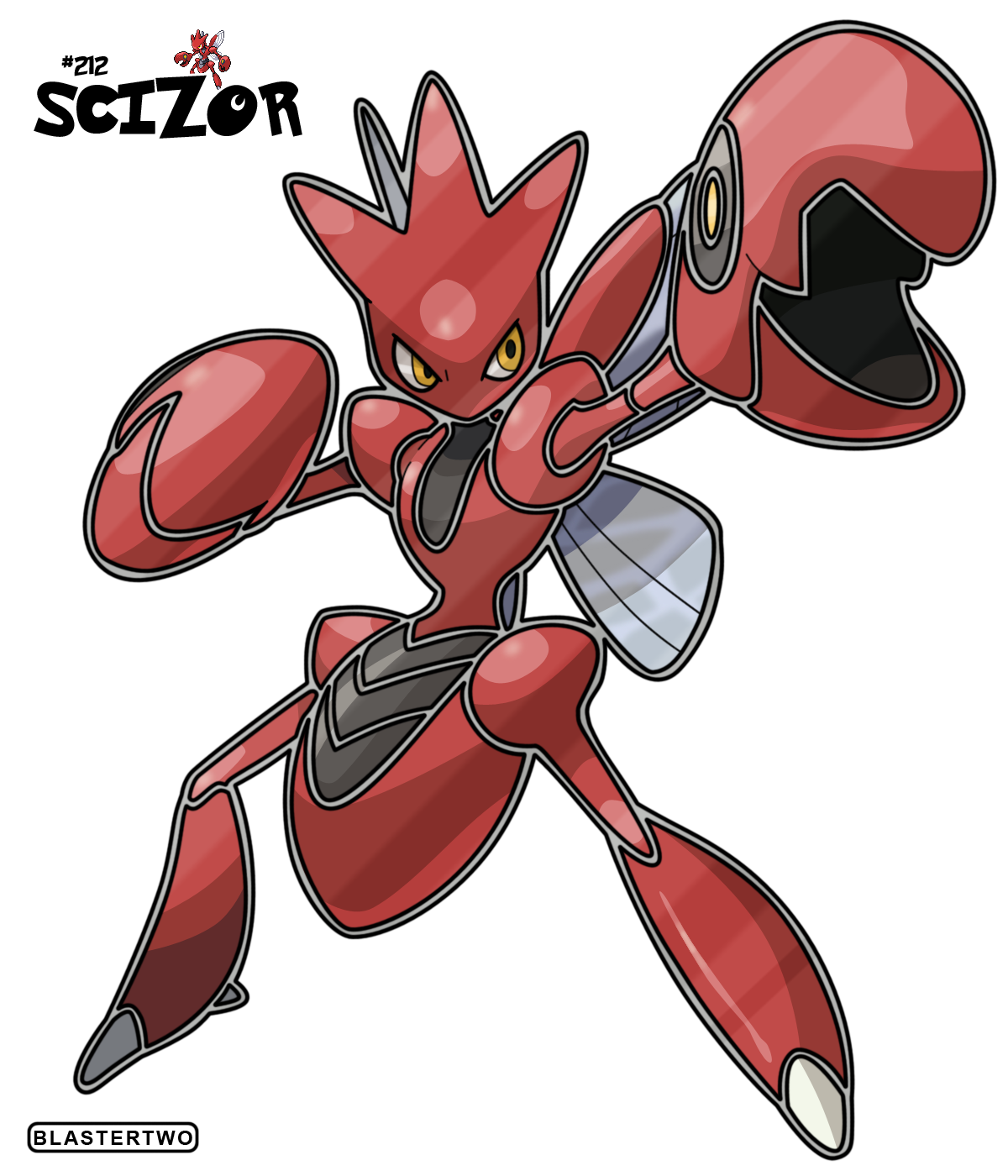 Scizzor Splits 212-Scizor by blastertwo on DeviantArt