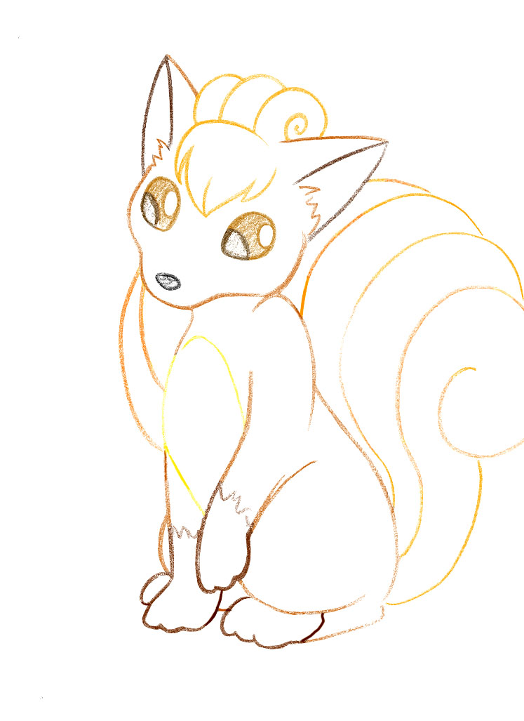 Pokemon Sketch request 05 - Vulpix