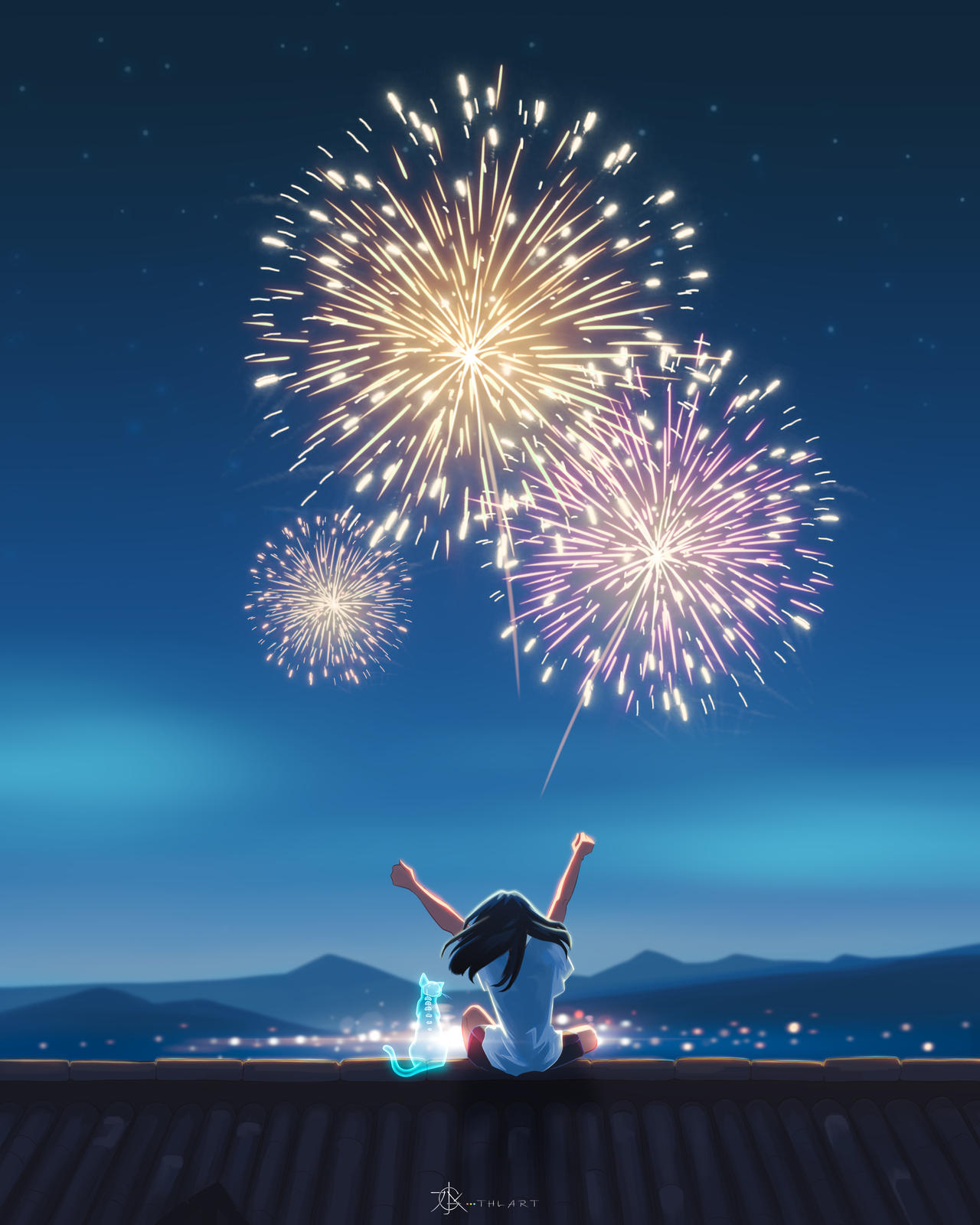 Fireworks Deviantart Fireworks by Gthlart on DeviantArt