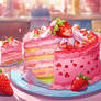 Strawberry cake