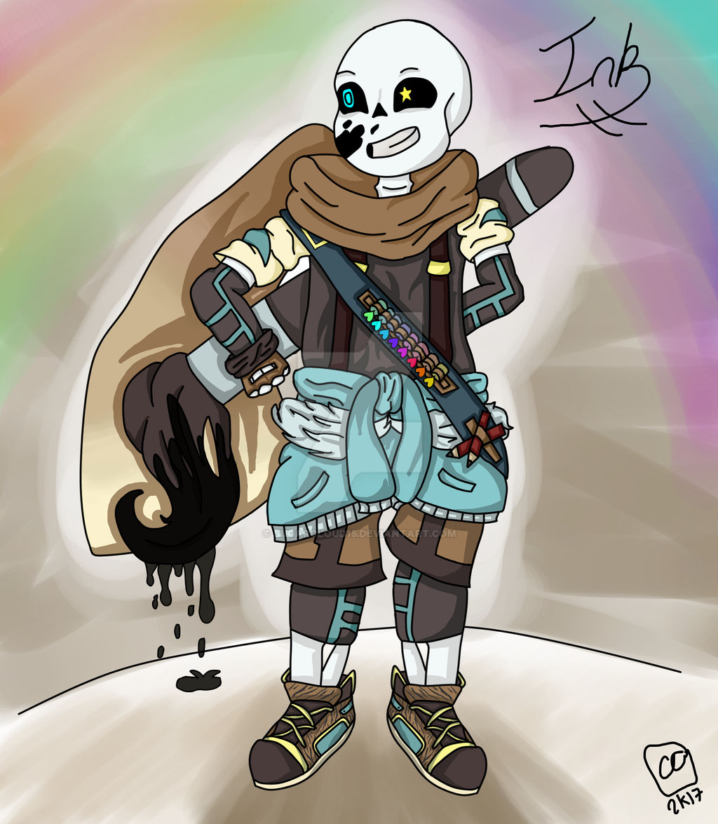 Ink!Sans (paint) by SugarCloud15 on DeviantArt