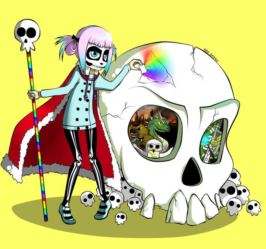 skull girl