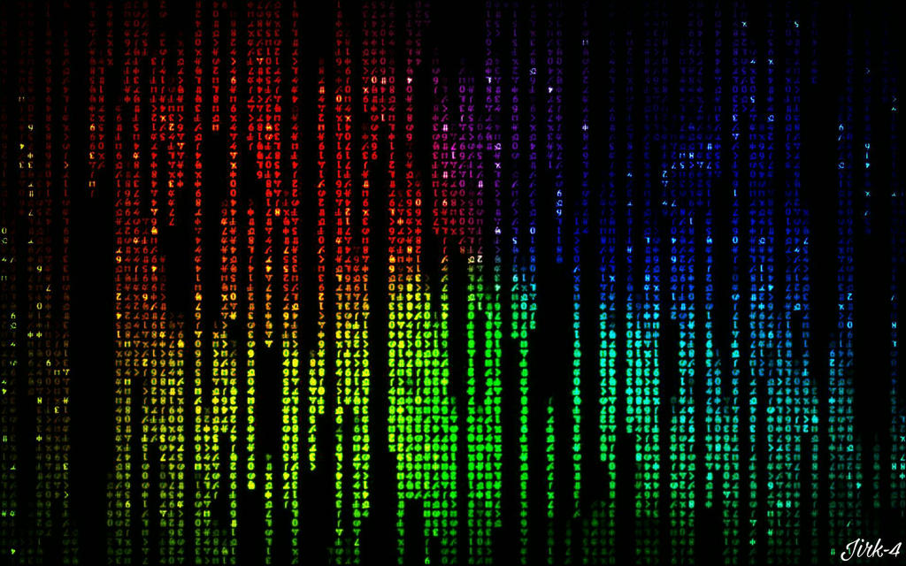 Rainbow Matrix wallpaper by Jirk-4 on DeviantArt