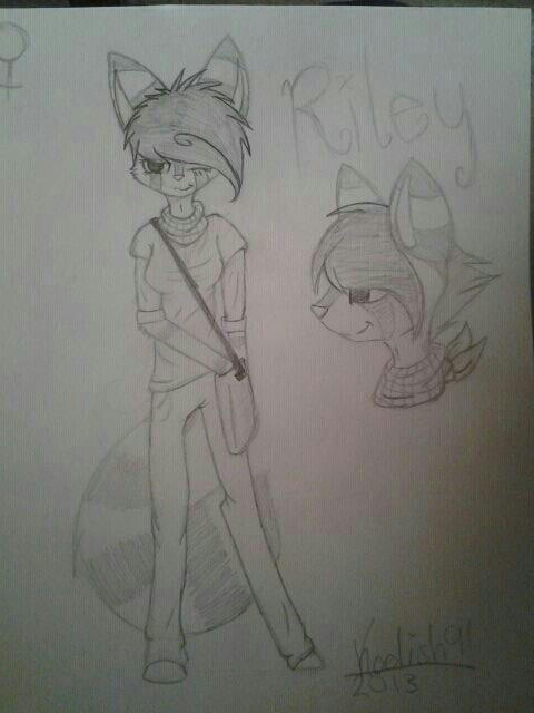 Riley the Red Raccoon by koolish91 on DeviantArt