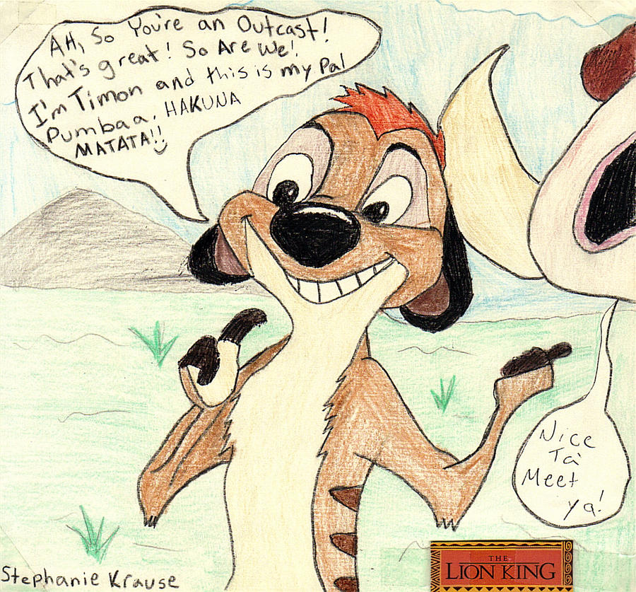 Timon - Color, 1995 by krausemouse on DeviantArt