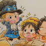 Ace, Sabo, Luffy