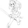 Sword Girl Redraw