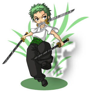 Zoro Chibi - Colored