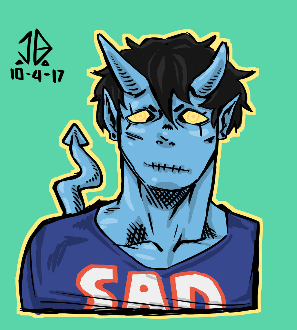 Sad Demon Sad Demon by Lamaj-jamal on DeviantArt