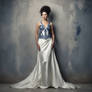 Lovely White Formal Gown Design