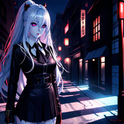 J Pop Horror Art- Vampire Academy