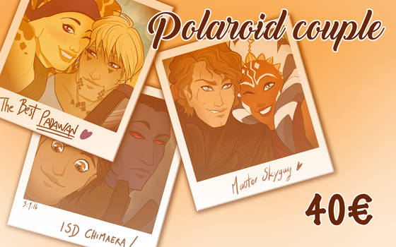 June Special Commissions : Polaroid couple !