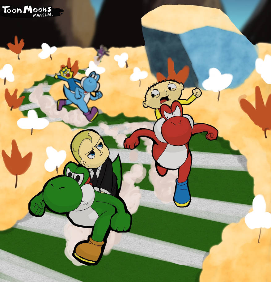 Yoshi Race! by ToonMoons on DeviantArt