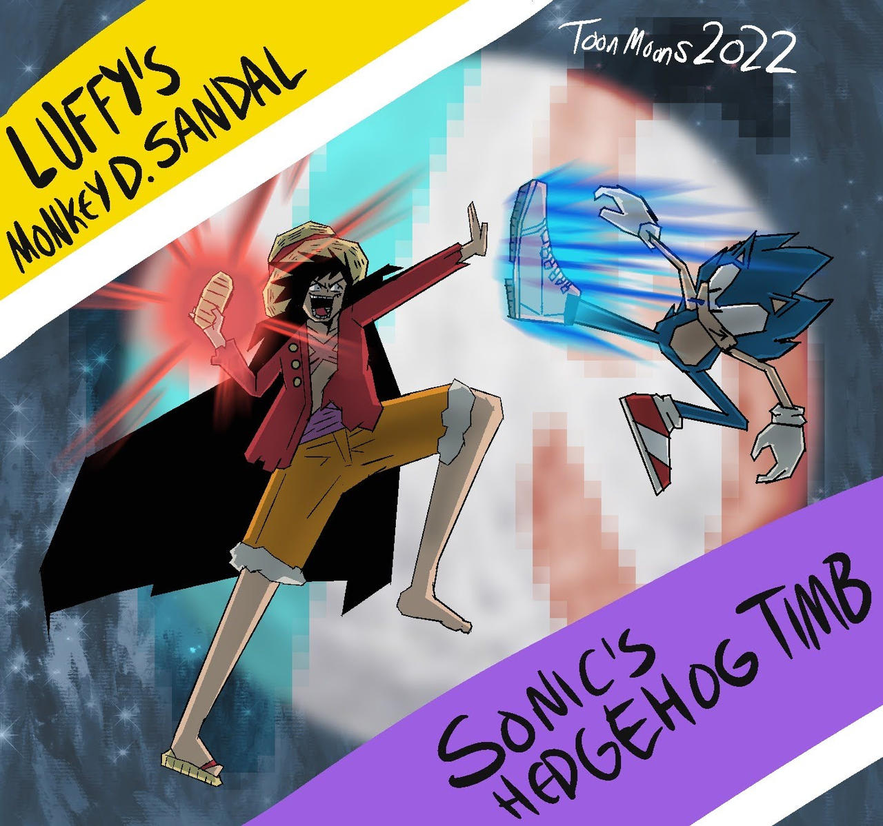 Luffy's Sandal VS Sonic's Timbs by ToonMoons on DeviantArt